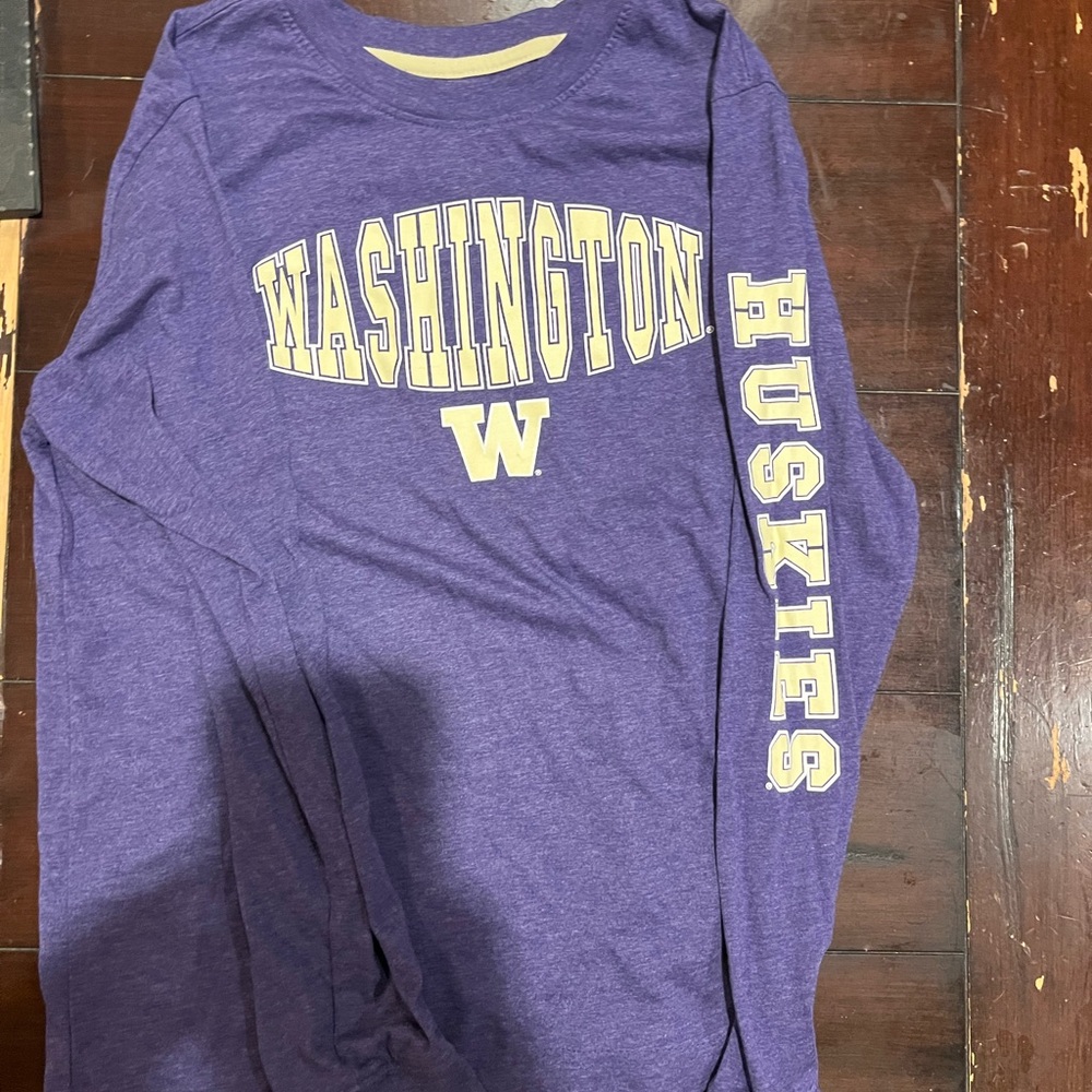Washington Huskies Kids Purple Long Sleeve Shirt